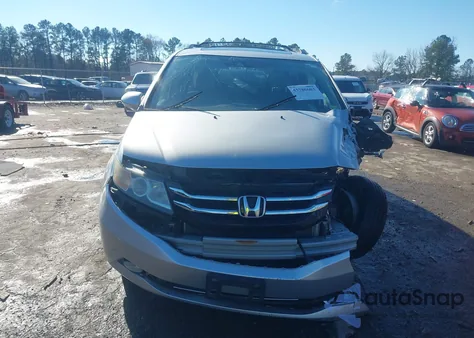 2014 Honda Odyssey Ex-L from USA, damaged, VIN 5FNRL5H6XEB020687